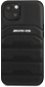 AMG Genuine Leather Perforated Apple iPhone 13 fekete tok - Telefon tok