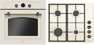 AMICA EBR 7331 W AA + AMICA DRP 6411 ZBW - Oven & Cooktop Set