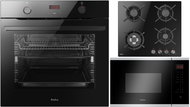 AMICA TXB 117 TCKGB + AMICA DP 6411 LZBG + AMICA TMI 25 AXX - Oven, Cooktop and Microwave Set