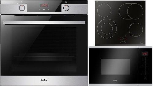 AMICA TXB 115 TCRBKX + AMICA DS 6423 B + AMICA TMI 25 AXX - Appliance Set - Main image