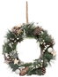Wreath Atmosphera Christmas wreath made of natural fabric, 30 cm - Věnec