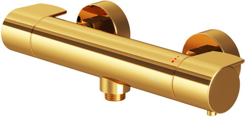 AM.PM X-Joy FXA40099 Thermostatic Shower Mixer Tap, Gold - Tap - Main image
