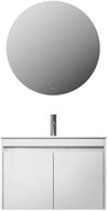 AM. PM with washbasin and LED mirror, 80 cm, Spike MPA0801WGCMO4, white - Bathroom Set