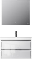 AM. PM with washbasin and LED mirror, 80 cm, Spike MPA0802WGCMO1, white - Bathroom Set