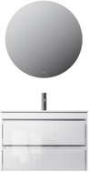 AM. PM with washbasin and LED mirror, 80 cm, Spike MPA0802WGCMO4, white - Bathroom Set