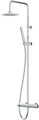 AM. PM Spike F07PA400 Shower System with Thermostatic Shower Mixer Tap, Chrome Main image AM. PM Spike F07PA400 Shower System with Thermostatic Shower Mixer Tap, Chrome - Shower Set - Main image
