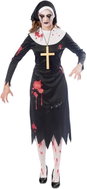 Amscan Dámský kostým krvavá jeptiška - zombie - horor - halloween - vel. m/l (38-40) - Costume