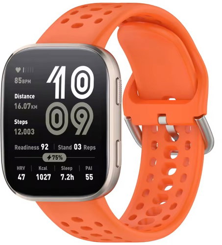 Amazfit Bip 6 - szilikon, narancssárga - Szíj - Fő fotó