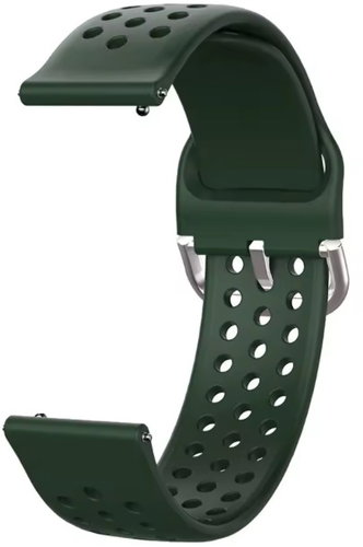 Amazfit silicone for Active 2 dark green - Watch Strap - Main image