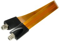 Koaxiálny kábel Okenná priechodka 0,3 m, konektory F - Koaxiální kabel