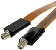 Koaxiální kabel Okenní průchodka 0.5m, konektory F - Koaxiální kabel