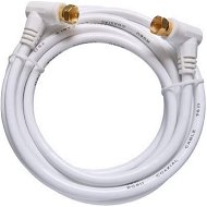 Mascom satellite cable 777-015, angled connectors F 1,5m - Coaxial Cable