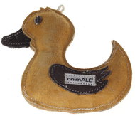 animALL Duck leather natural 16,5 × 16,5 cm - Dog Toy