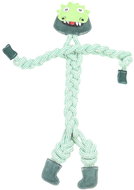 animALL Mr. Roper Crocodile leather + rope 78 cm/16 mm - Dog Toy