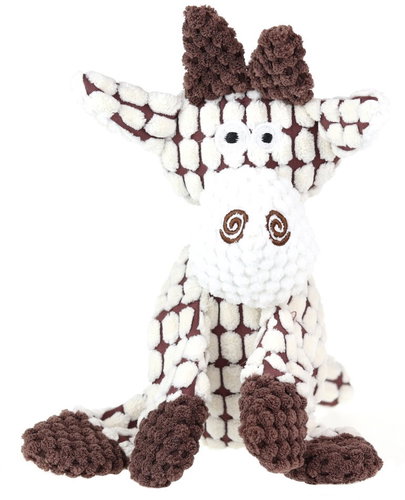 animALL Dog Goat plaid plush 23 cm - Dog Toy - Main image