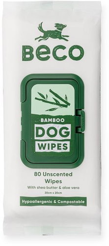 Beco Cleaning wipes for dogs 80 pcs, unperfumed - Sanitary Napkins for Dogs - Main image