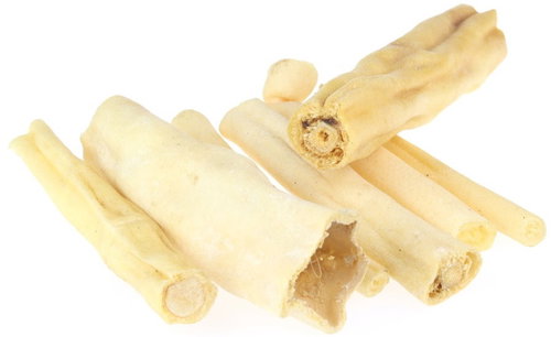 animALL Beef tails with skin cut 100 g - Dog Treats - Main image
