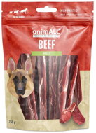 animALL Soft strips of beef steak 250 g - Dog Treats