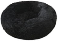 animALL Plush bed 40 cm round, black - Pet Bed