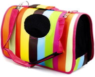 animALL Rainbow bag M 40 × 21 × 27 cm - Carrier Bag for Pets