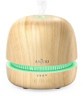 Anjou AJ-PCN082 Light Brown Wood LED + 8 Types of Fragrances, 5ml - Aroma Diffuser 