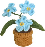 ANNAM Crochet flower in pot Crochet flower in pot, 5 × 14 cm - Artificial Flower