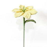 ANNAM Crochet flower Mini Lily light pink, 11 × 41 cm - Artificial Flower
