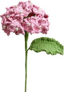 ANNAM Crochet flower Hydrangea pink, 9 × 45 cm - Artificial Flower