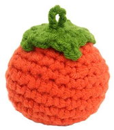 ANNAM Crocheted fruits Persimmon 1pc, 5 × 5 cm - Artificial Flower