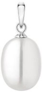 ANNA PERLY Classic silver pendant with genuine white freshwater pearl (Ag 925/1000, 2 g) - Charm
