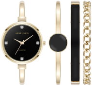 Anne Klein dámská dárková sada hodinek a náramků AK/5142BKST - Gift Set