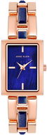 Anne Klein dámské hodinky hranaté růžovo zlaté AK/4156BLRG - Dámské hodinky