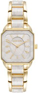 Anne Klein ladies watch square gold AK/5010GPWT - Women's Watch