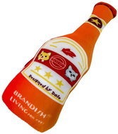 ANNAM Plush bottle 22 cm, orange - Dog Toy