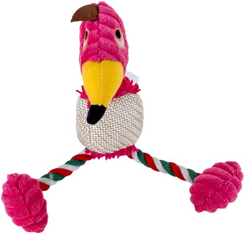ANNAM Plush bird 25 cm, pink - Dog Toy - Main image