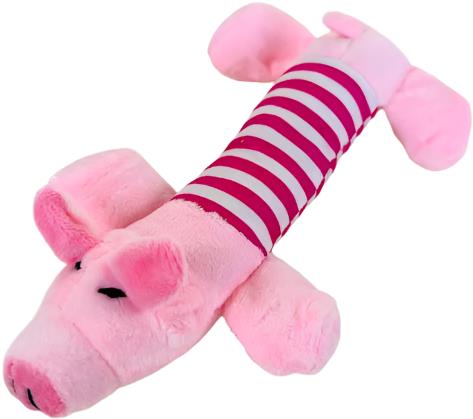 ANNAM Plush squeaky animal 25 cm, pig - Dog Toy - Main image