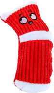 ANNAM Plush sock 15 cm, red - Dog Toy