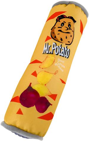 ANNAM Plush chips 23 cm, yellow - Dog Toy - Main image