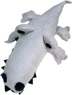 ANNAM Plush crocodile for animals 29 × 19 cm, grey - Dog Toy