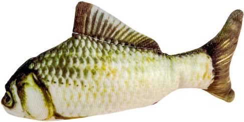 ANNAM Plush fish for animals 30 cm, carp - Dog Toy - Main image