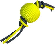 ANNAM Rubber ball 23 × 6,5 cm, yellow - Dog Toy Ball