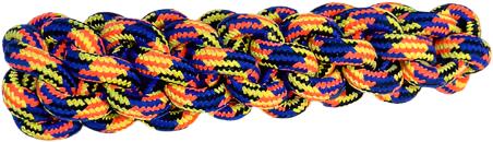 ANNAM Knitted toy 23 × 5 cm, orange - Dog Toy - Main image