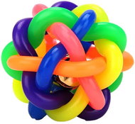 ANNAM Rubber knitted ball with bell for dogs 6 cm - Dog Toy Ball