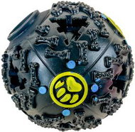 ANNAM Hard squeaky ball for dogs 9 cm, black - Dog Toy Ball