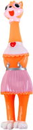 ANNAM Squeaky animal 34 cm, orange fox - Dog Toy