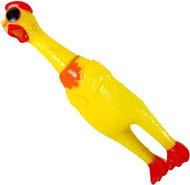 ANNAM Small squeaky chicken 22 cm, yellow - Dog Toy
