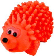 ANNAM Squeaky rubber hedgehog 11 cm, orange - Dog Toy