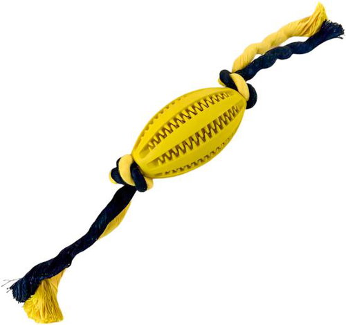 ANNAM Toy for treats 9 cm, yellow - Dog Toy - Main image