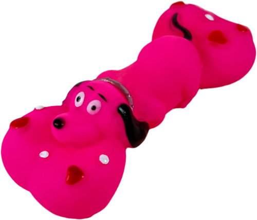 ANNAM Squeaky toy for dogs 14,5 cm, pink - Dog Toy - Main image