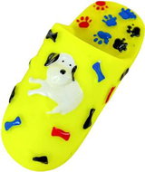 ANNAM Whistling slippers 14 cm, yellow - Dog Toy